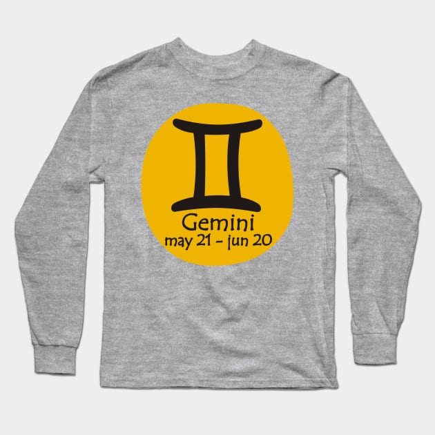 Gemini Long Sleeve T-Shirt by MBK